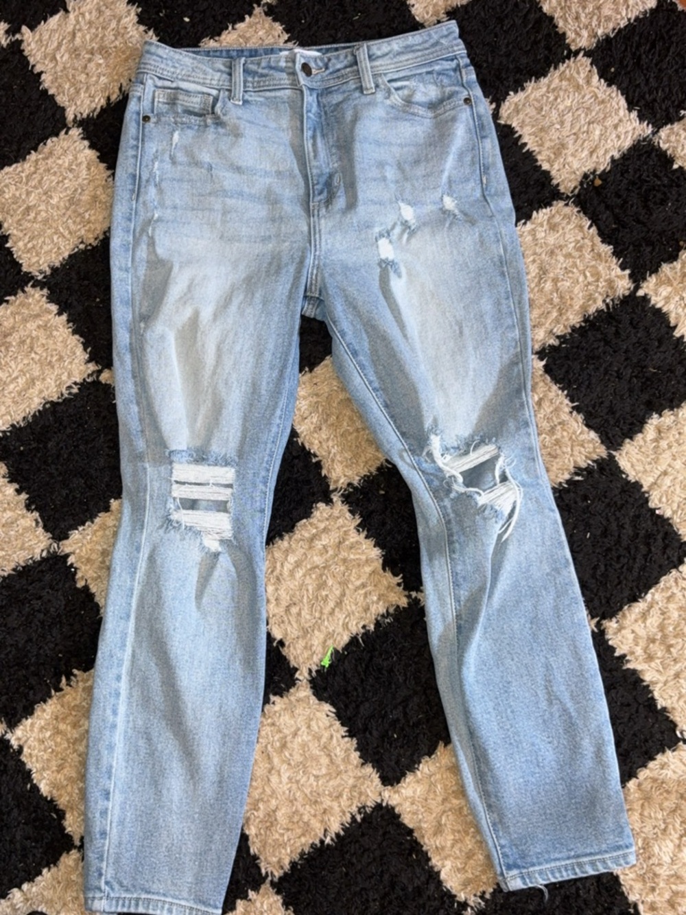 Windsor Light Blue Distressed Boyfriend Jeans